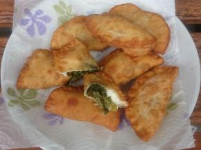 Ravioli di piadina con scarola