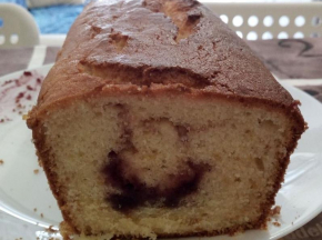 Plumcake mascarpone e marmellate ai frutti di bosco