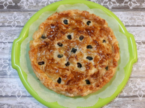 Torta salata con spinaci e culatta