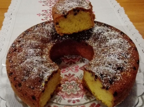 Ciambella di zucca e cioccolato