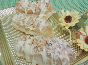 Eclair,con crema al latte