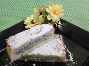 Dolcetti veloci di panbrioscè,con crema spalmabile al pistacchio