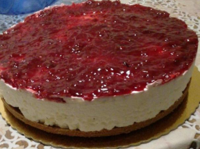 Cheesecake al lampone