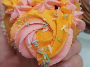 Cupcakes con crema al formaggio