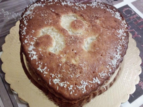 Cuore al cocco e ananas