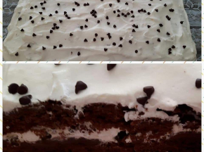 Torta panna e cioccolato