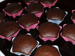 Muffin al cioccolato leggeri