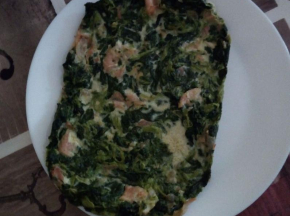 Frittata al forno di friarelli e prosciutto cotto