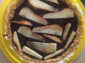 Crostata pere e cioccolato all’amaretto