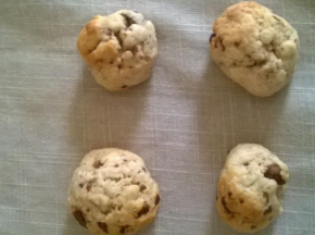 biscotti con scaglie di cioccolato