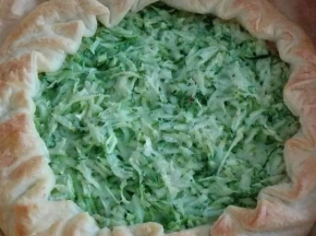 Torta rustica di zucchine