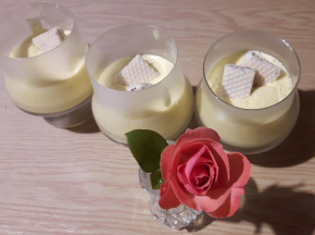 Monoporzione wafer e mousse al limoncello