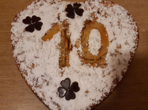 Cuore alle mele - 10° compleanno Dolcidee