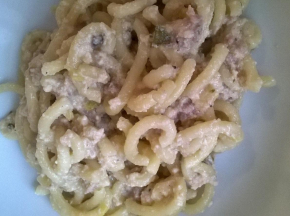 Pasta panna e salmone