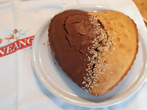 Torta Cuore bicolore 💛🤎