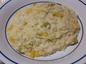 Risotto alla zucca e formaggi