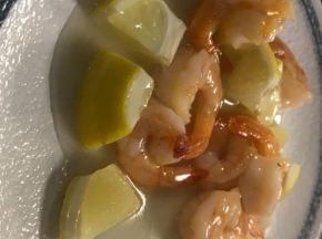 Gamberi al limone