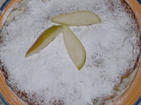 torta ricotta e pere