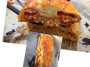 Rotolo pizza farcito