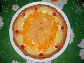 Crostata con crema pasticcera e frutta 