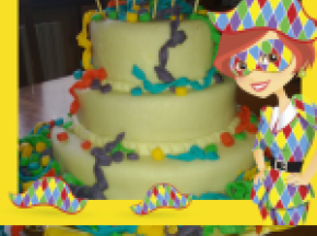 torta auguri di carnevale