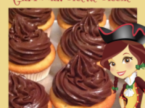 cupcakes vaniglia con frosting al cioccolato