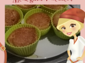 muffin con cuore di cioccolato