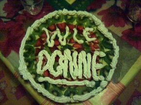 Crostata di fragole e kiwi