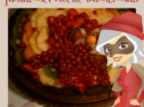 Crostata frutta e cioccolato
