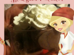 gelato al cioccolato e panna