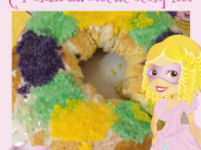 Mar di gras King cake