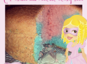 Chiffon cake alla vaniglia bicolore