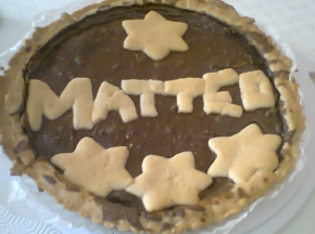 CROSTATA RICOTTA,NUTELLA E AMARETTI DI DANIELA SIPPI PER MATTEO