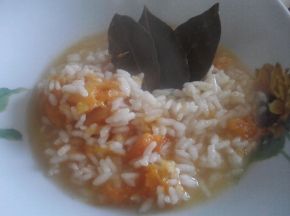 Risotto con la zucca