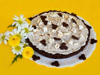 Crostata ricotta al torroncino
