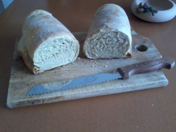 PANE CON SEMOLA DI GRANO DURO E FARINA 0