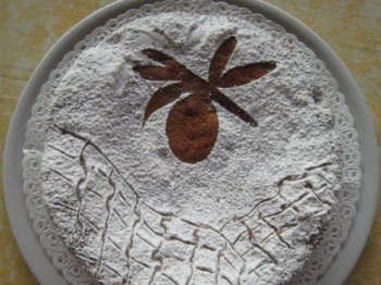 Torta di prugne secche