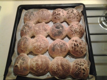 Panini al farro con semi