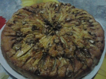 Torta di mele a raggi