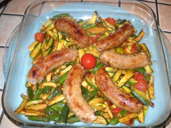 Salsicce con zucchine