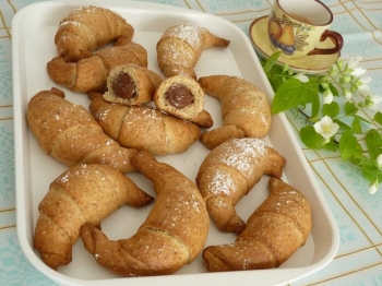 Cornettini alla nutella con lievito madre