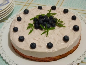 Cheesecake ai mirtilli