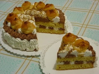 Torta tipo Saint Honorè