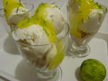 Gelato al limone e la "Torta di limone ha un nuovo "look"