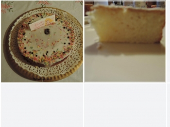Torta di albumi al limone