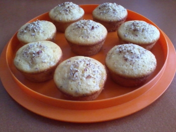 MUFFINS PERE E NOCCIOLE DI DOLCI FANTASIE