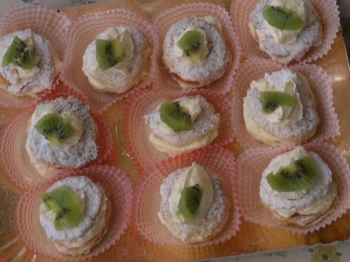 millefoglie con crema