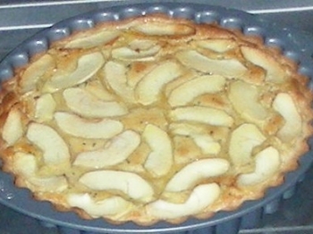 crostata al rosmarino e mele