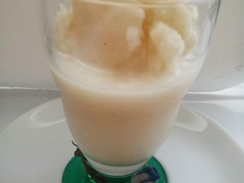 granita al cioccolato bianco