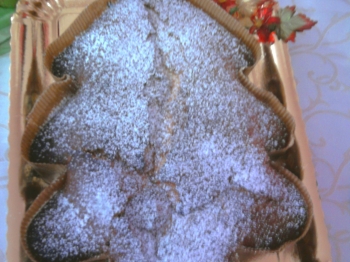 alberello di natale con ciambellone